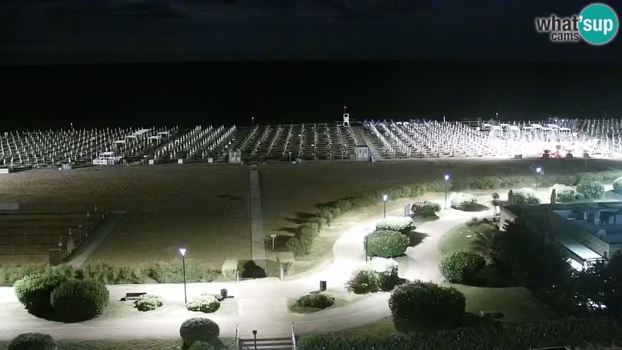 La camera en vivo de la playa de Bibione – Italia