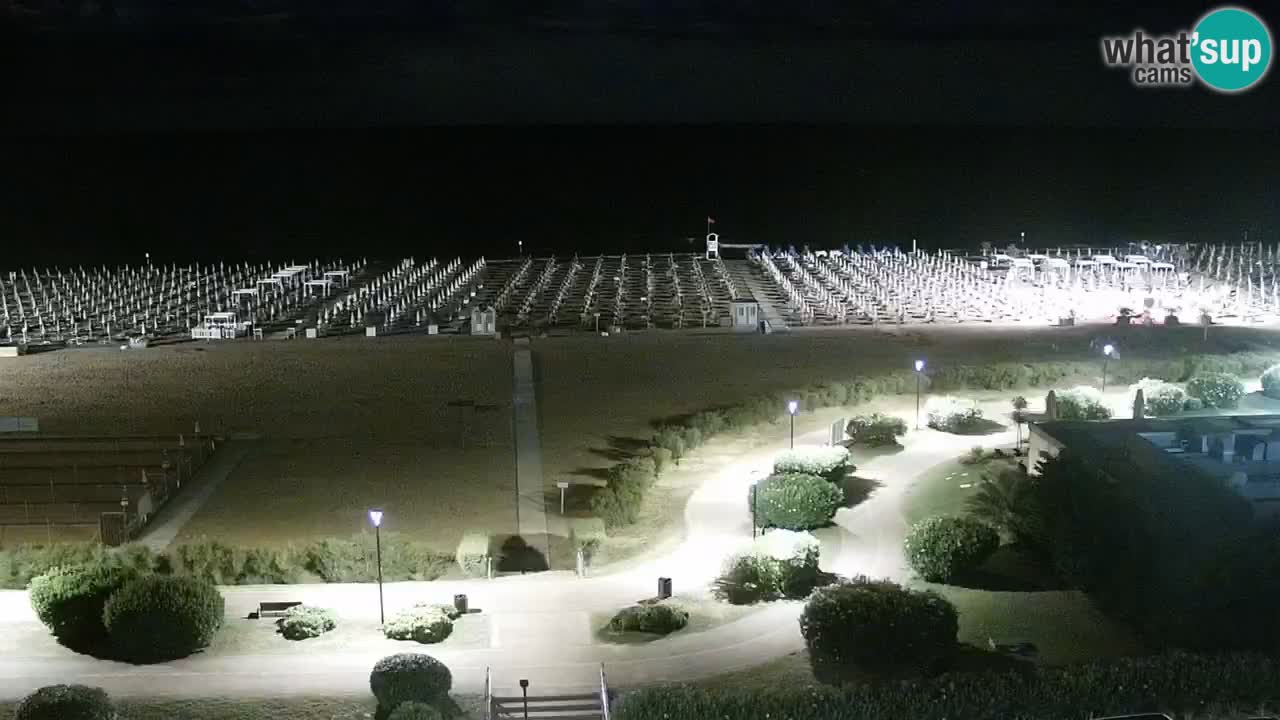 The beach of Bibione webcam – Italy