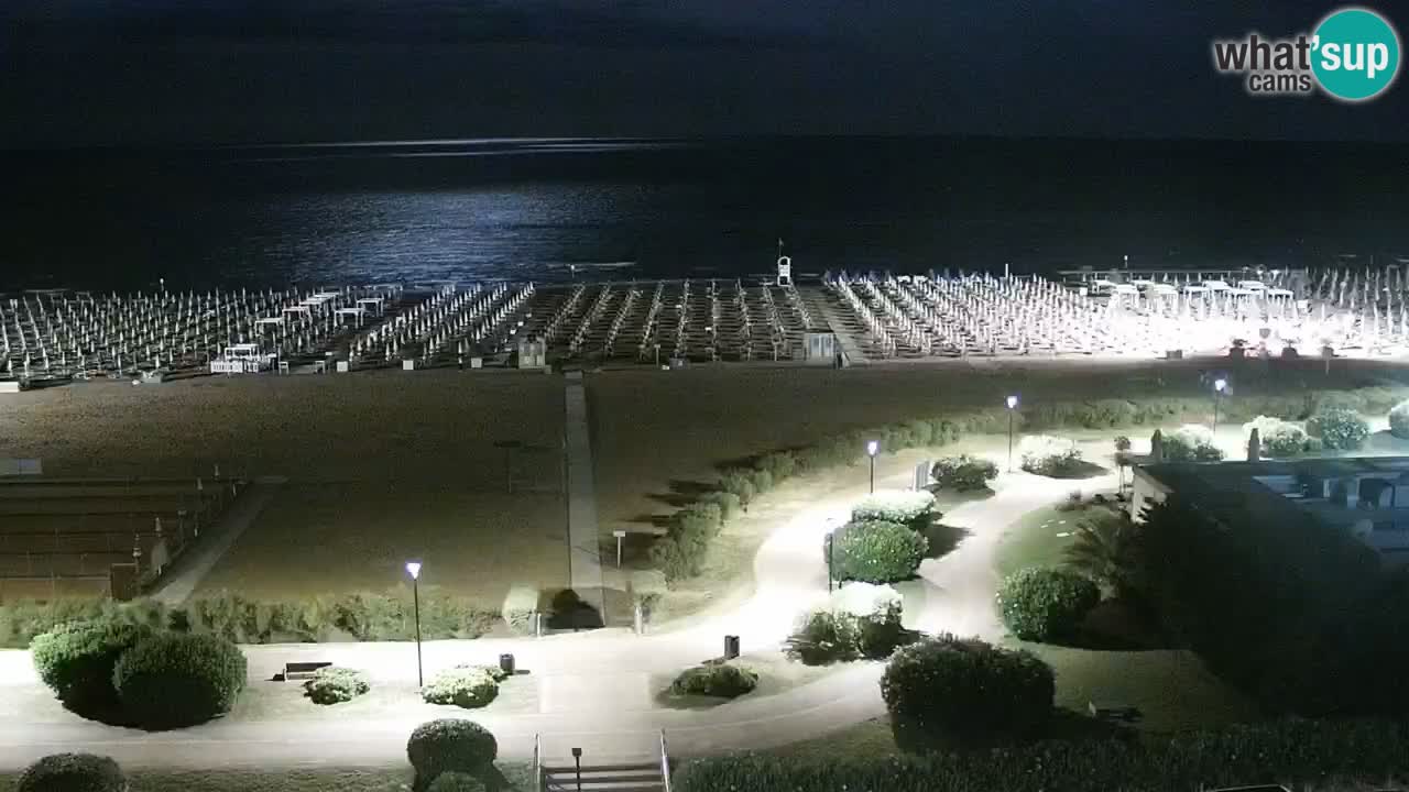 La camera en vivo de la playa de Bibione – Italia