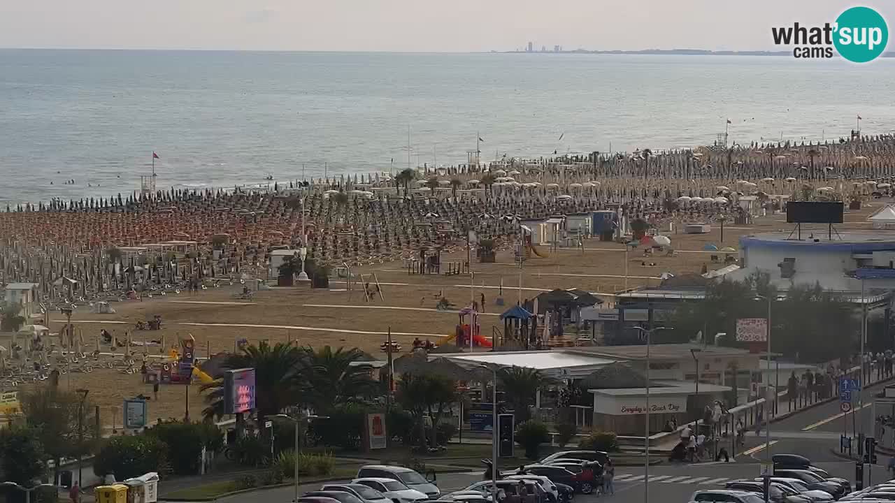The beach of Bibione webcam – Italy
