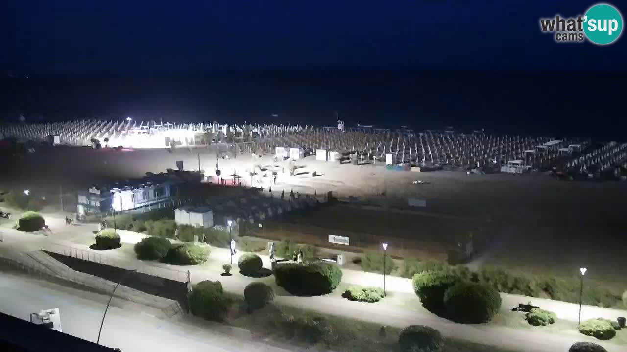 The beach of Bibione webcam – Italy