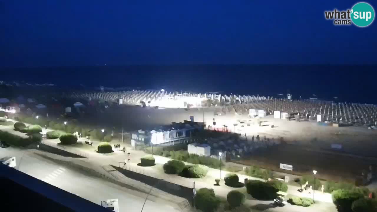 The beach of Bibione webcam – Italy
