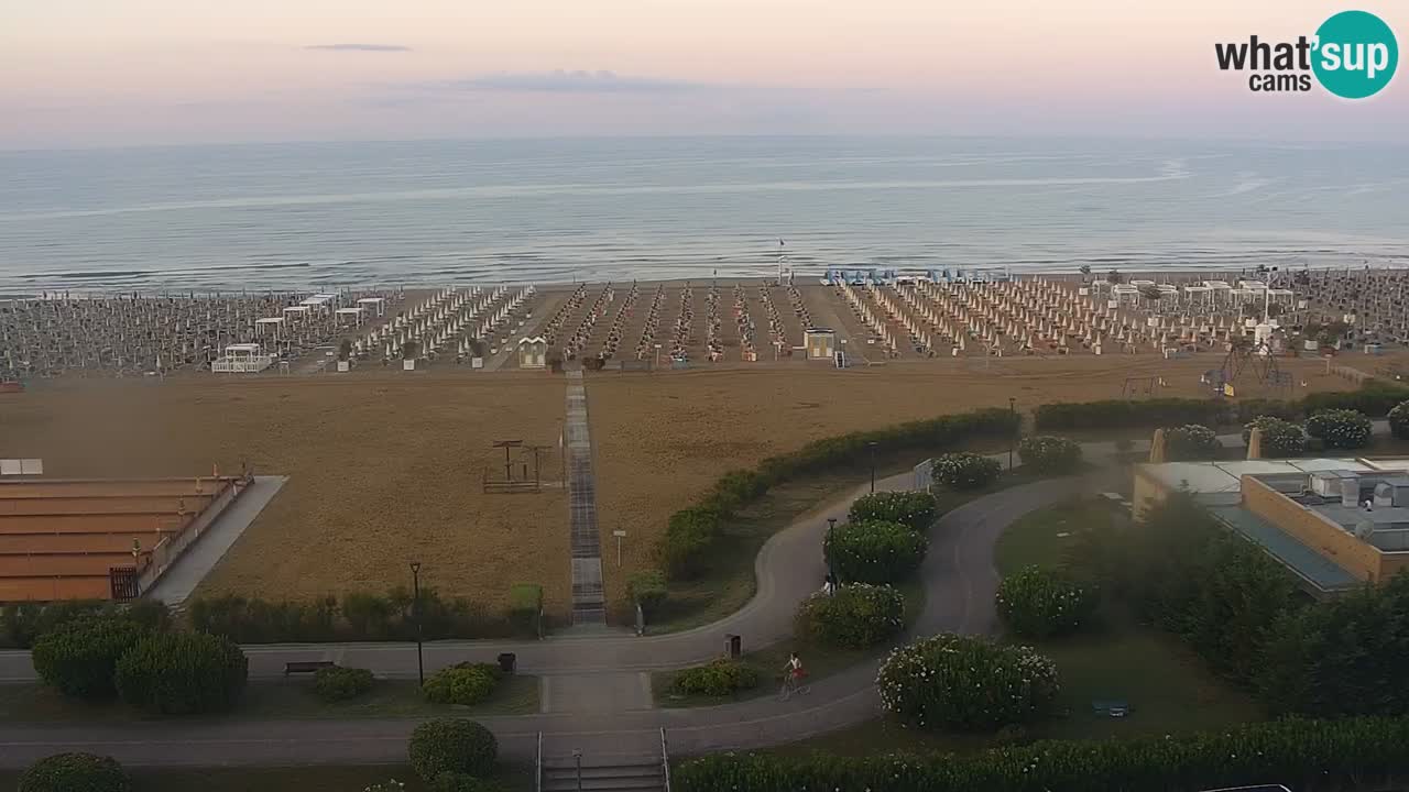 La camera en vivo de la playa de Bibione – Italia