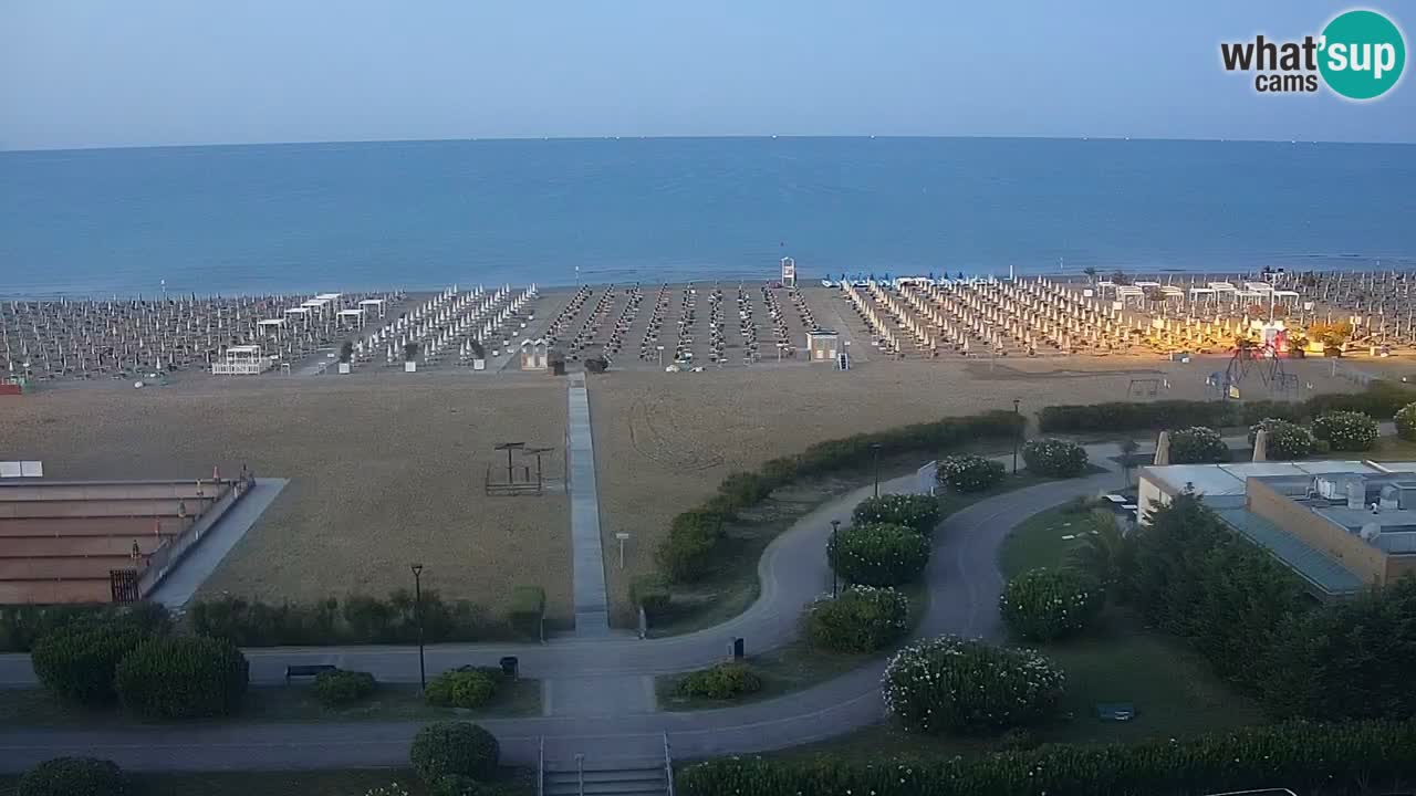 La camera en vivo de la playa de Bibione – Italia