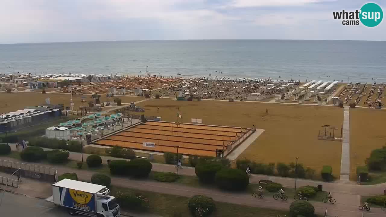La camera en vivo de la playa de Bibione – Italia