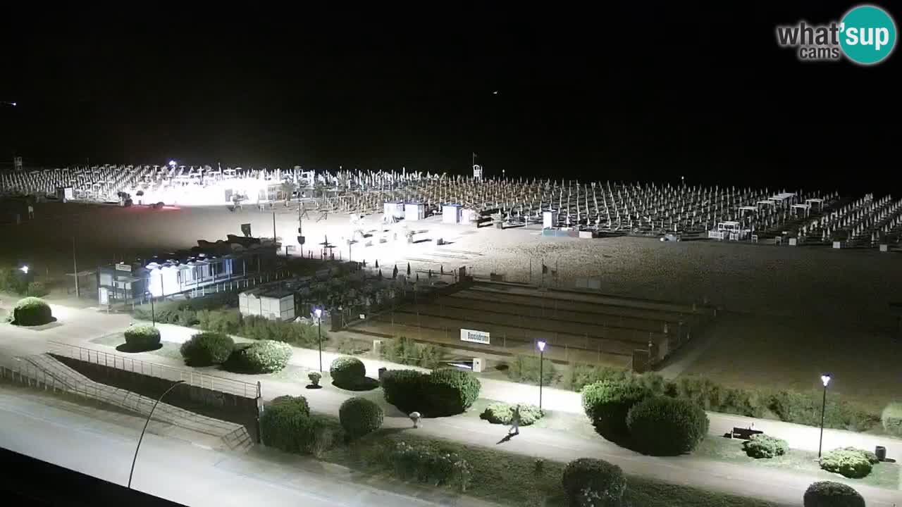 La camera en vivo de la playa de Bibione – Italia