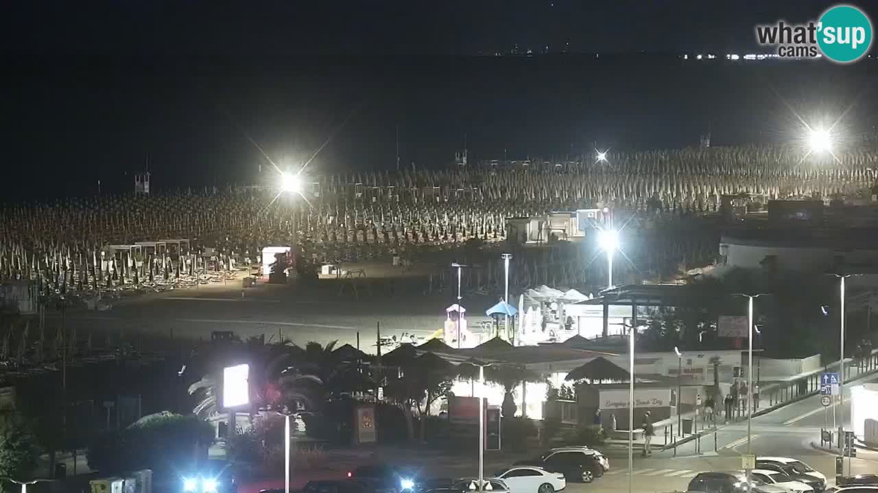 The beach of Bibione webcam – Italy