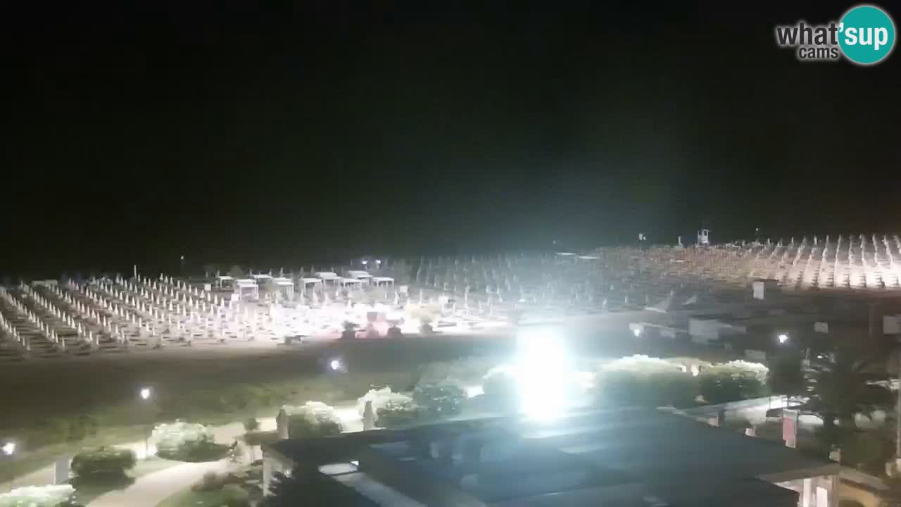 The beach of Bibione webcam – Italy
