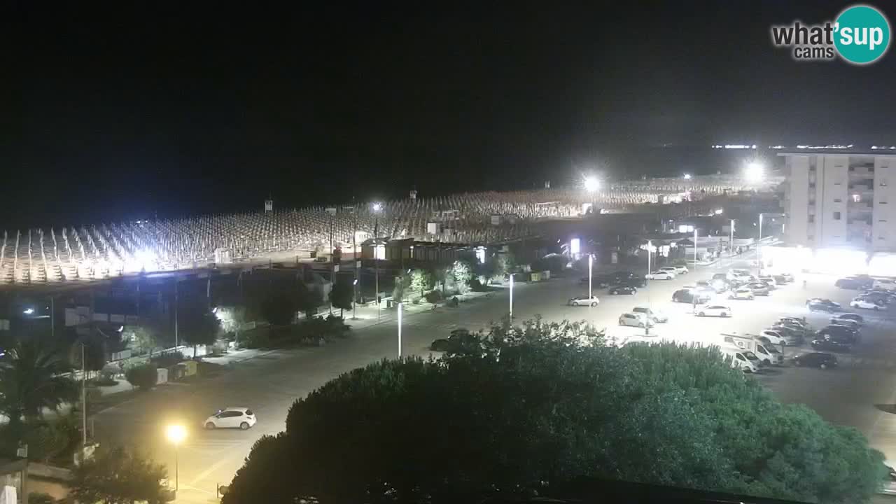 The beach of Bibione webcam – Italy