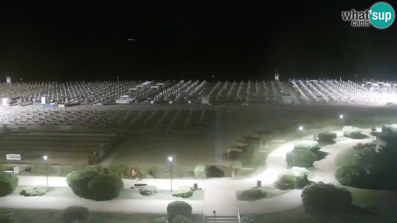 The beach of Bibione webcam – Italy