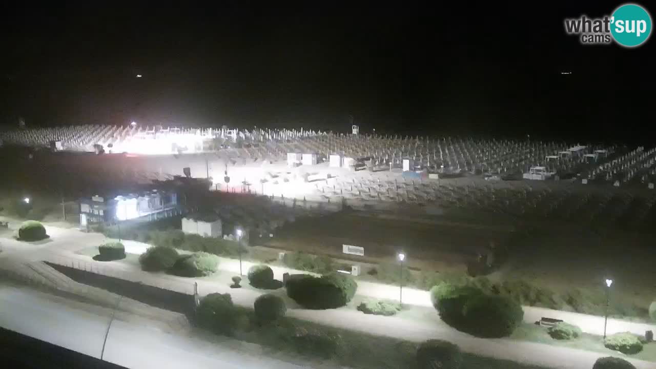 The beach of Bibione webcam – Italy