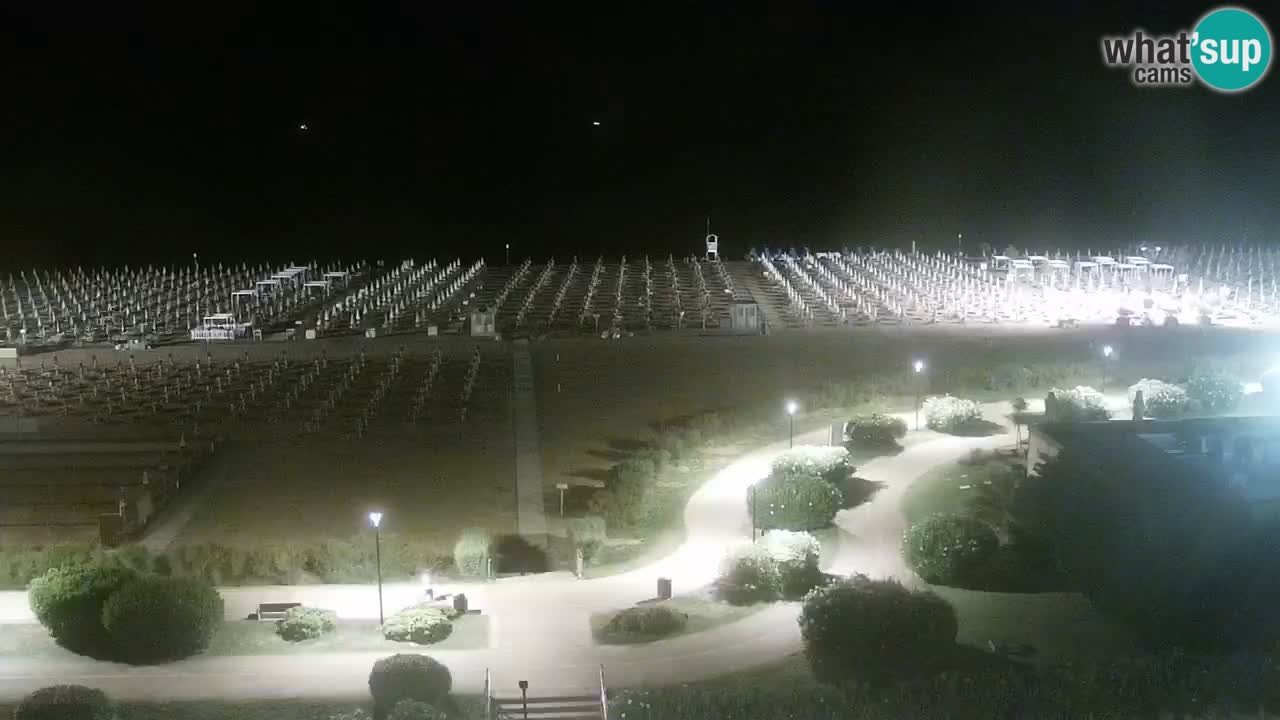 The beach of Bibione webcam – Italy
