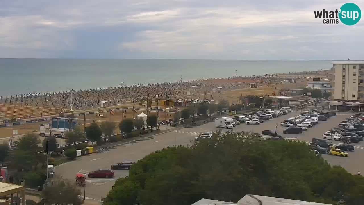 The beach of Bibione webcam – Italy
