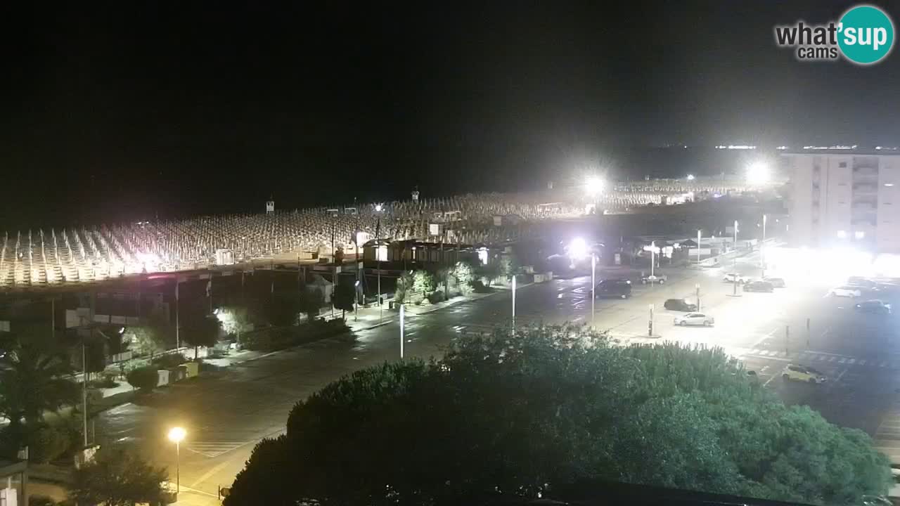 The beach of Bibione webcam – Italy