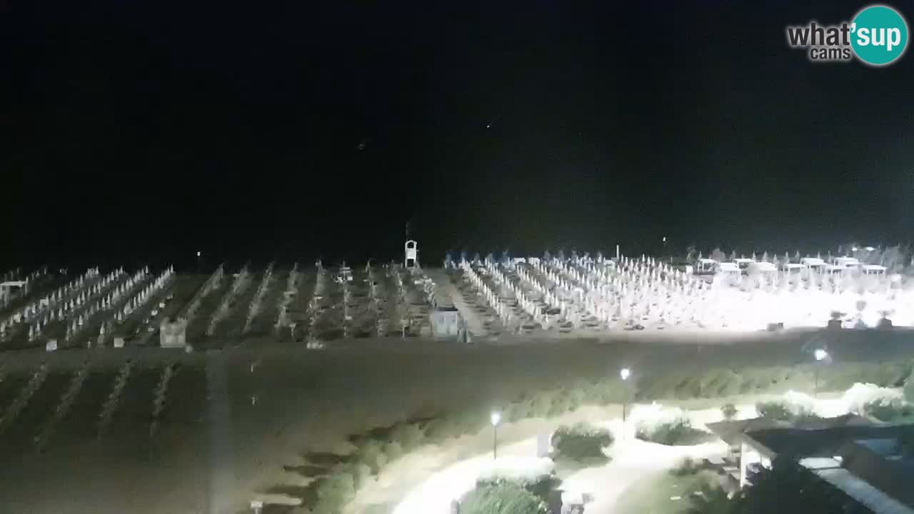 The beach of Bibione webcam – Italy