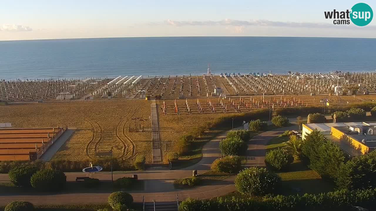 La camera en vivo de la playa de Bibione – Italia