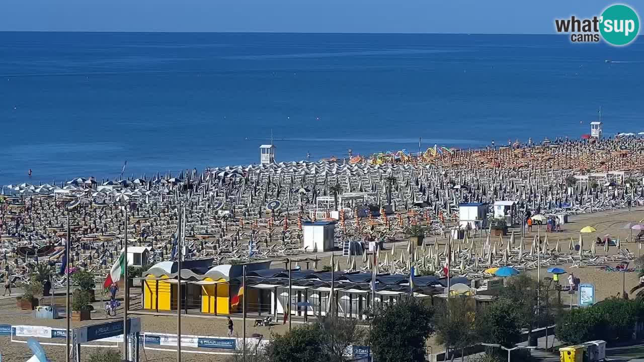 La camera en vivo de la playa de Bibione – Italia