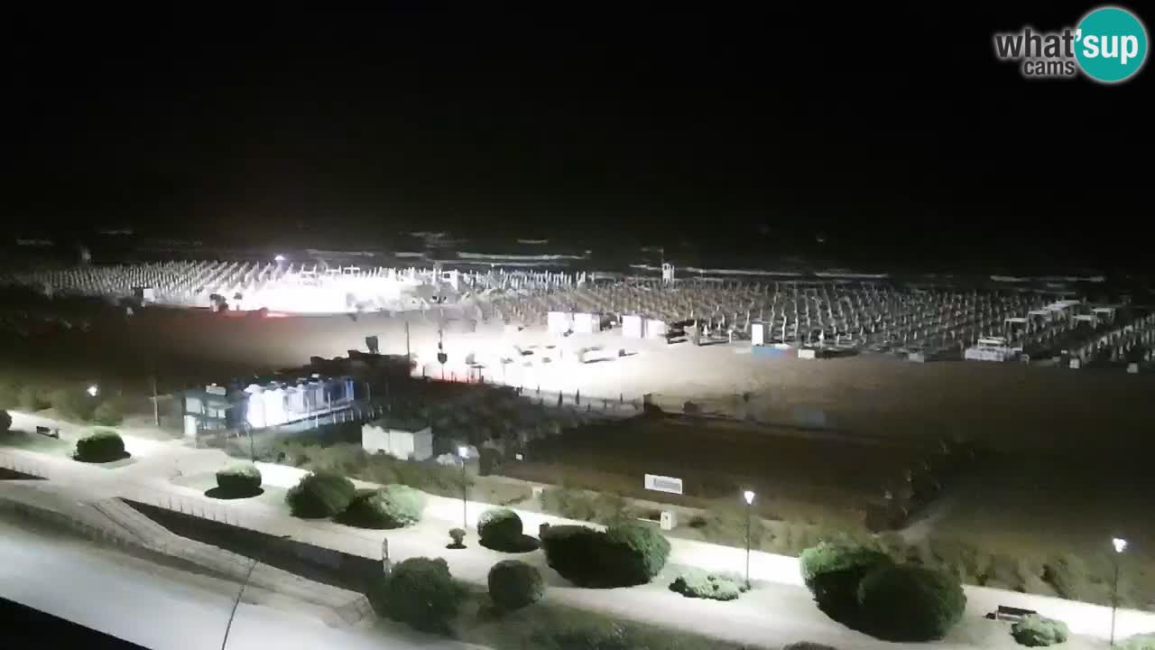 The beach of Bibione webcam – Italy