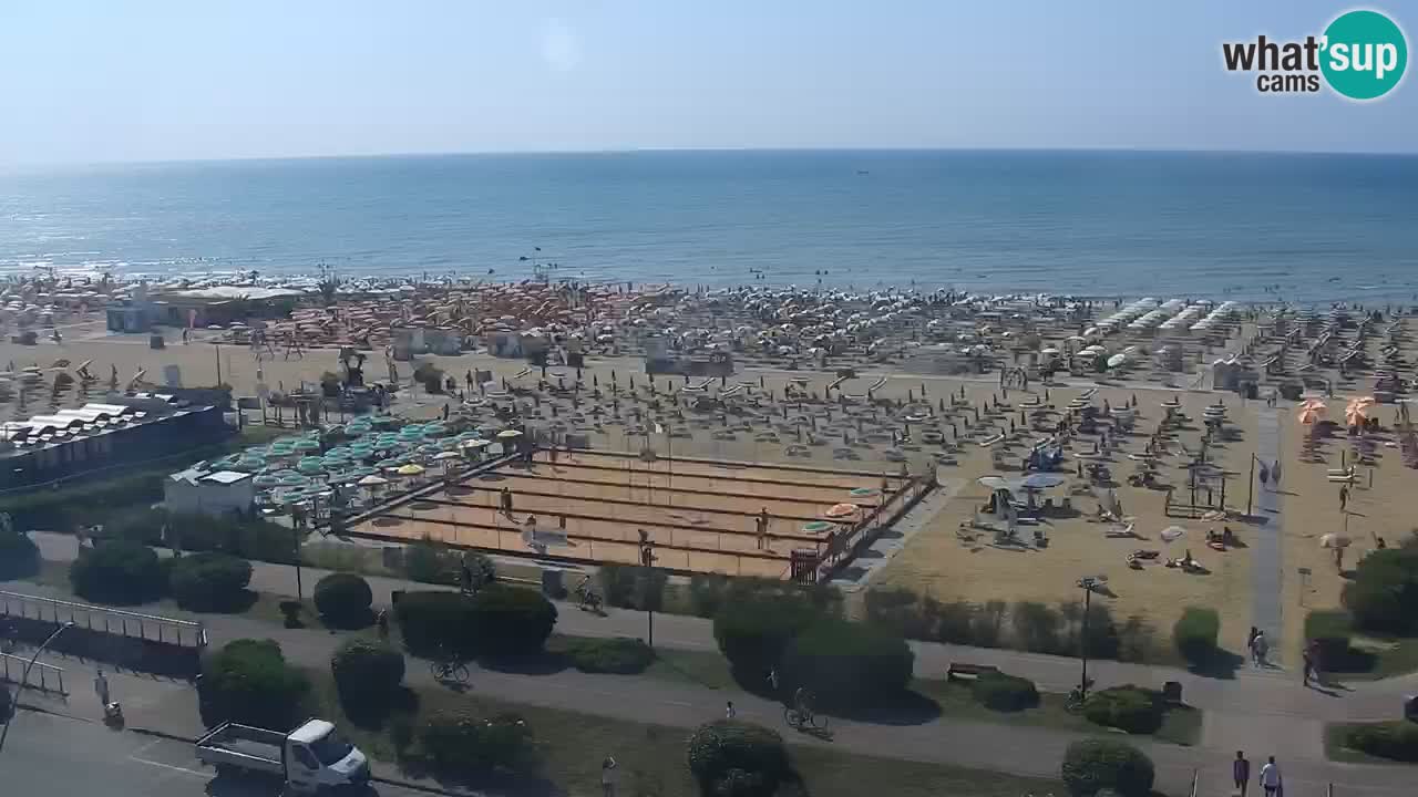 Plaža Bibione Spletna kamera – Italija