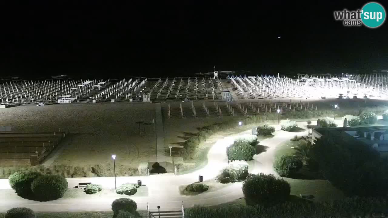 La camera en vivo de la playa de Bibione – Italia