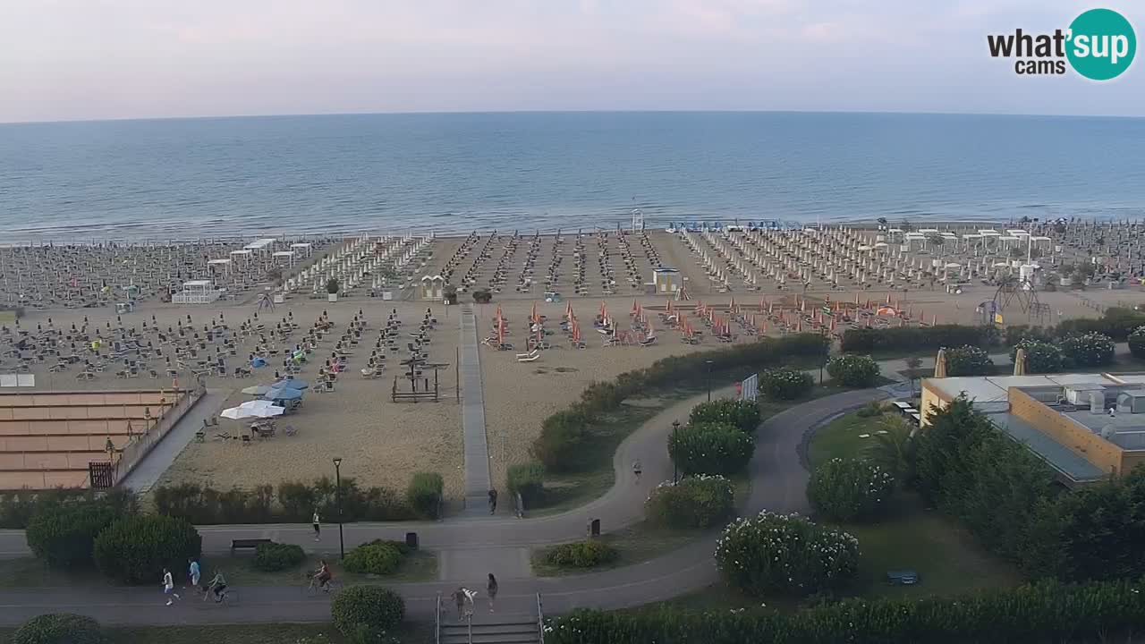 La camera en vivo de la playa de Bibione – Italia