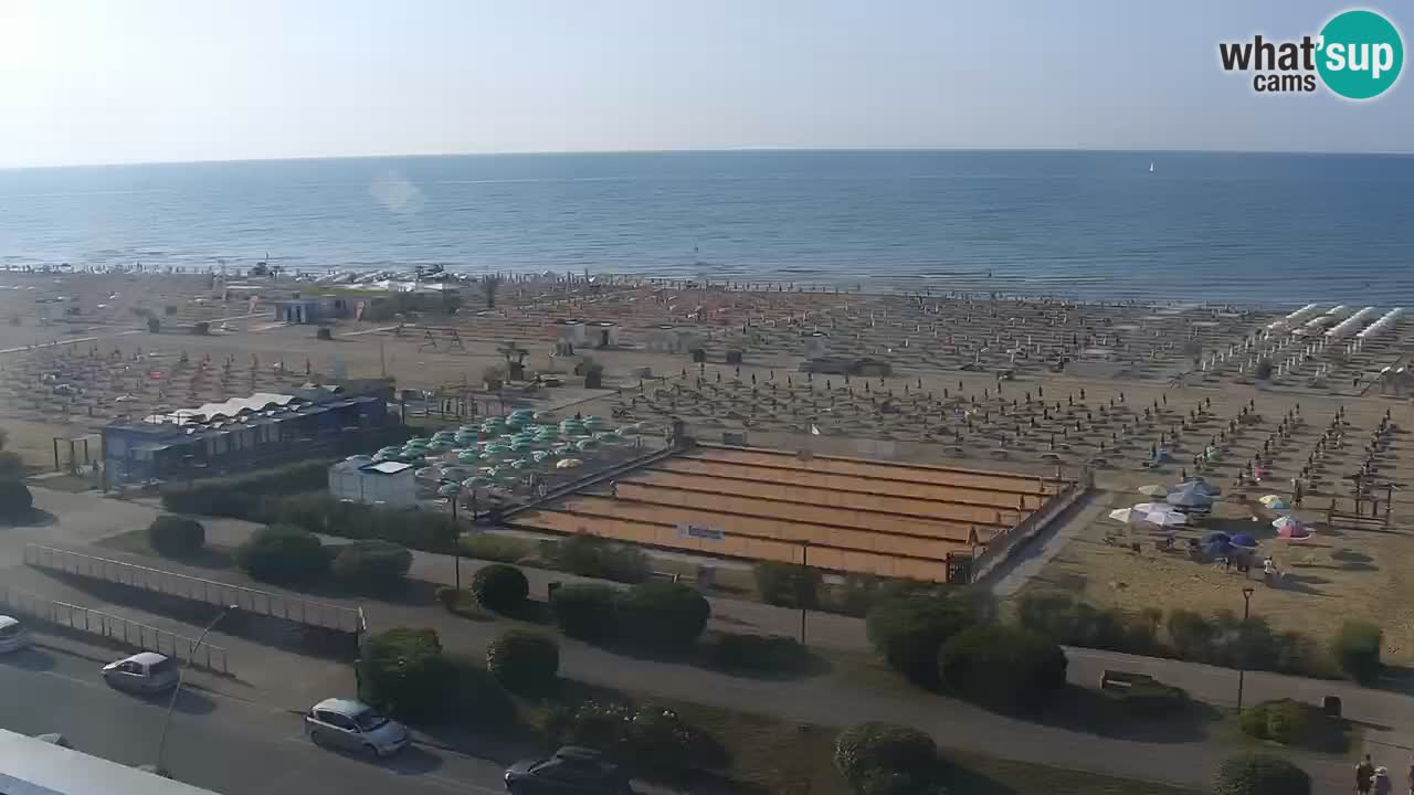 La camera en vivo de la playa de Bibione – Italia