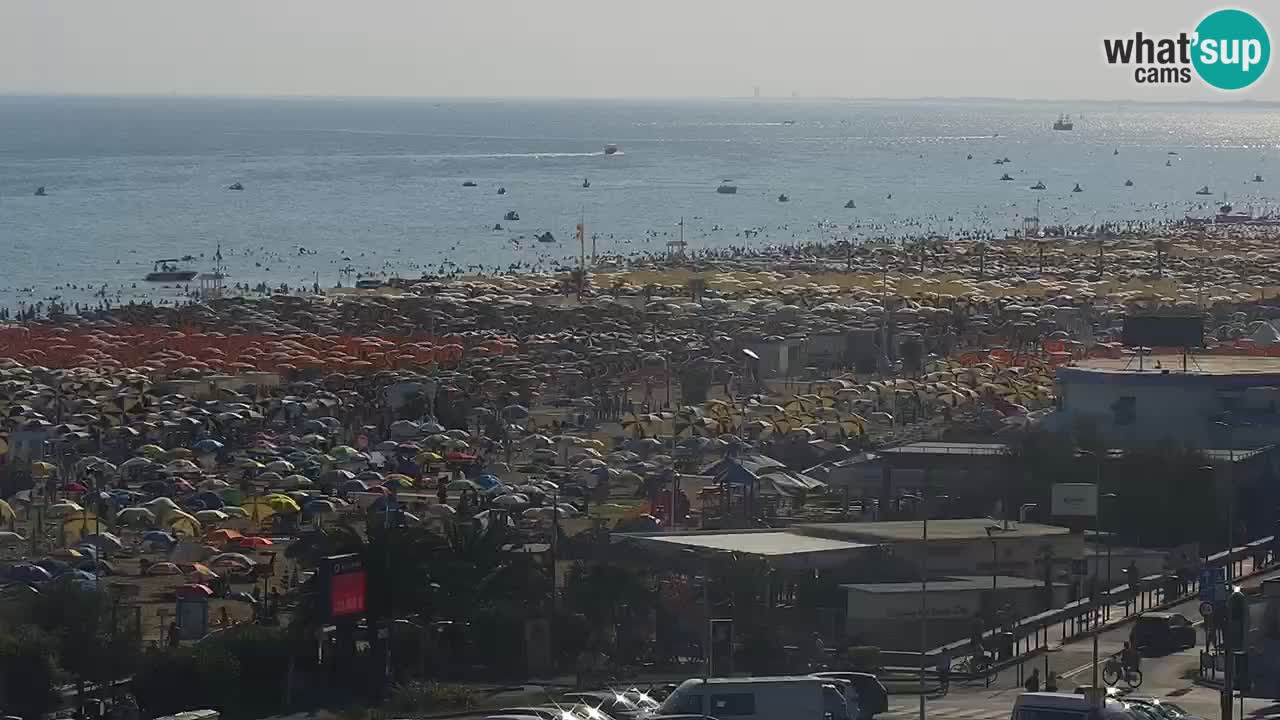 La camera en vivo de la playa de Bibione – Italia