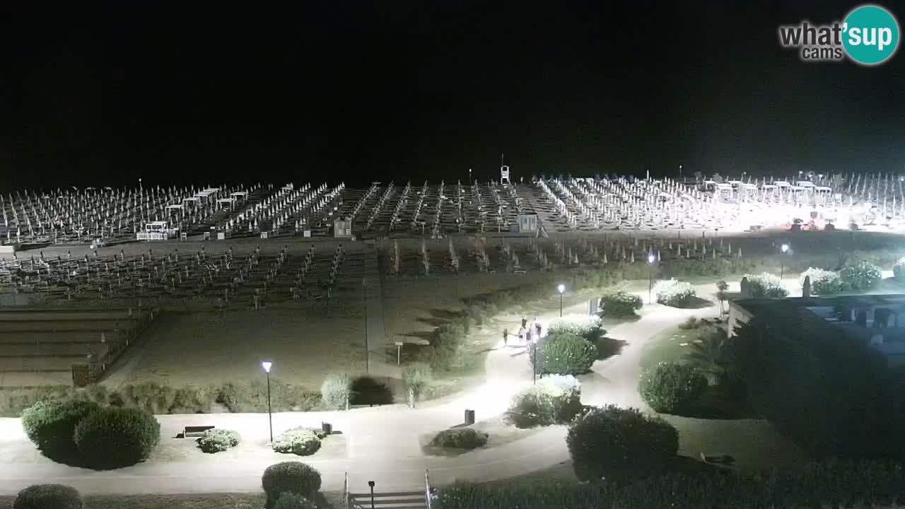 La camera en vivo de la playa de Bibione – Italia