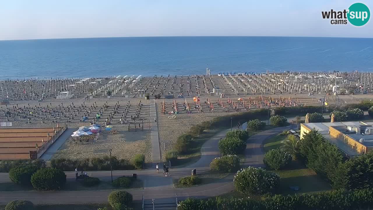 La camera en vivo de la playa de Bibione – Italia
