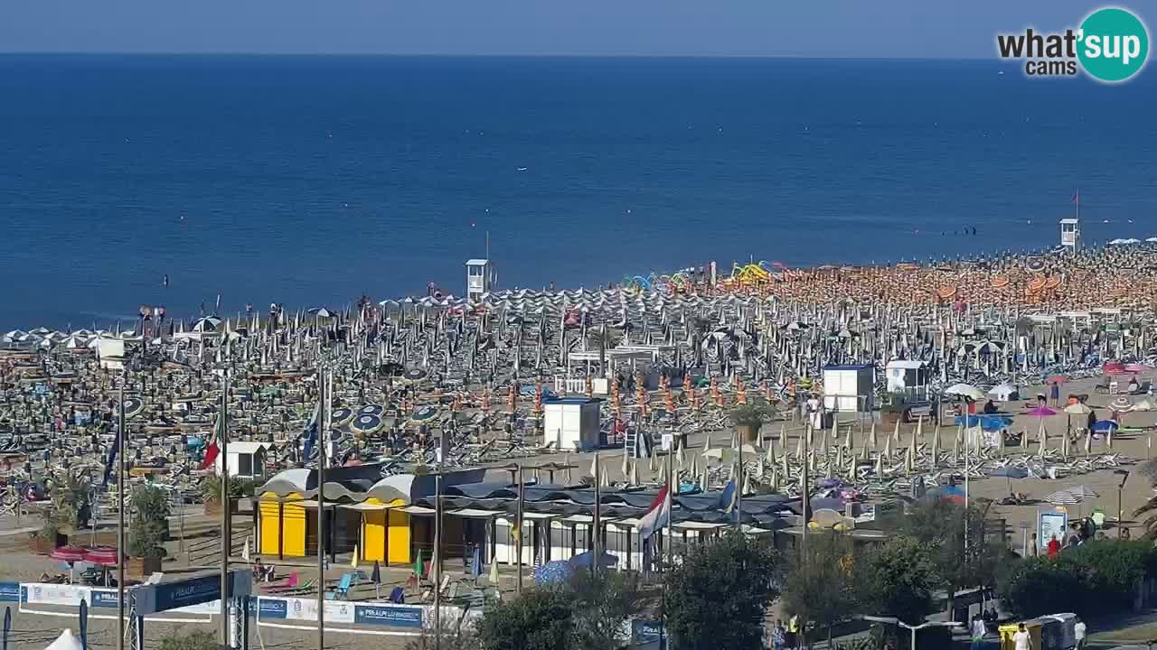 La camera en vivo de la playa de Bibione – Italia