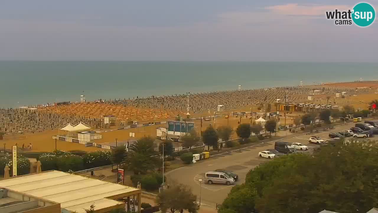 The beach of Bibione webcam – Italy