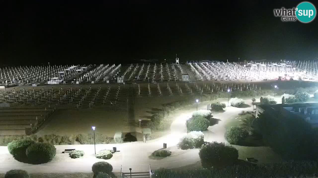 The beach of Bibione webcam – Italy