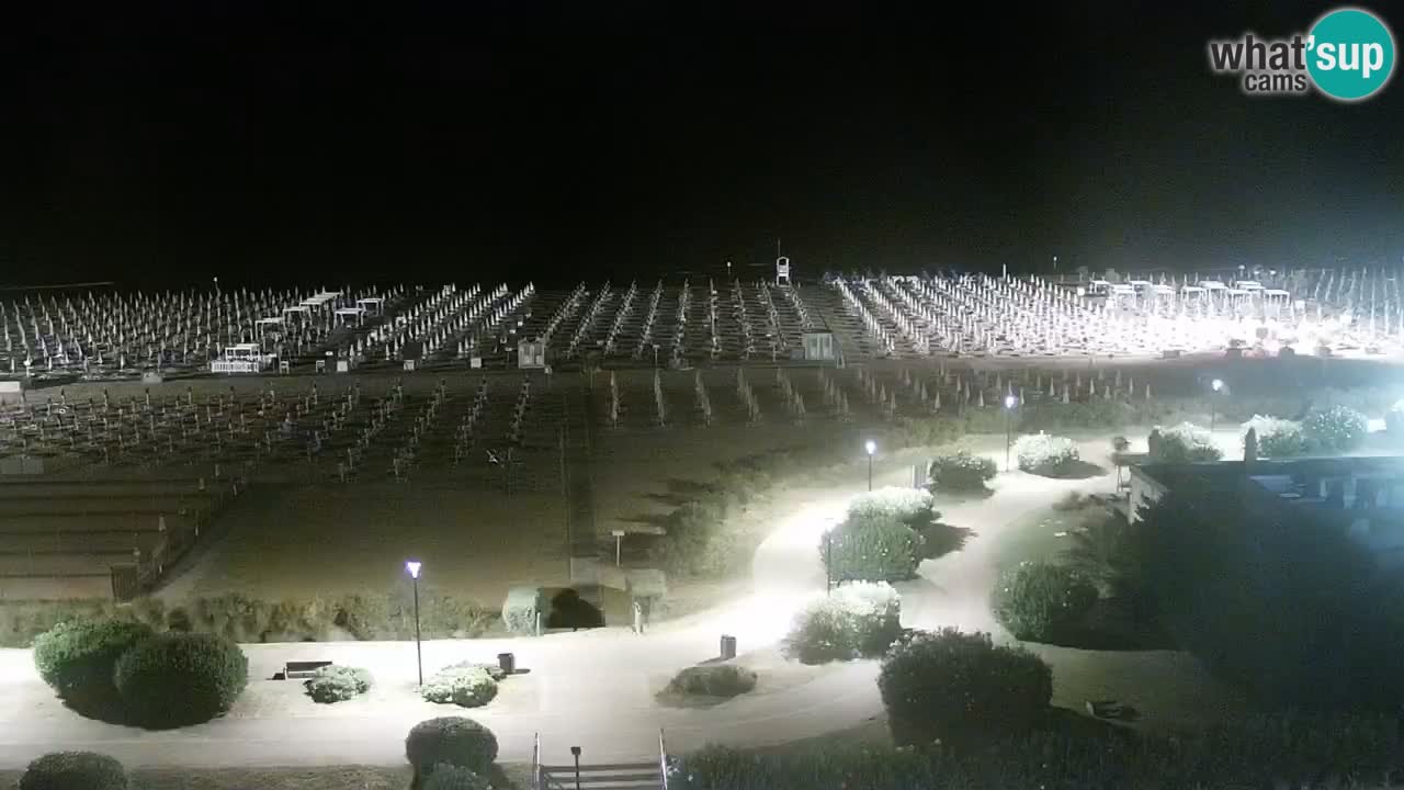 La camera en vivo de la playa de Bibione – Italia