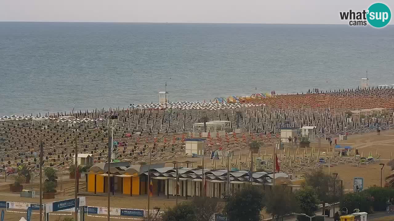 The beach of Bibione webcam – Italy
