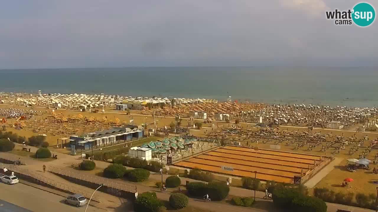 Plaža Bibione Spletna kamera – Italija