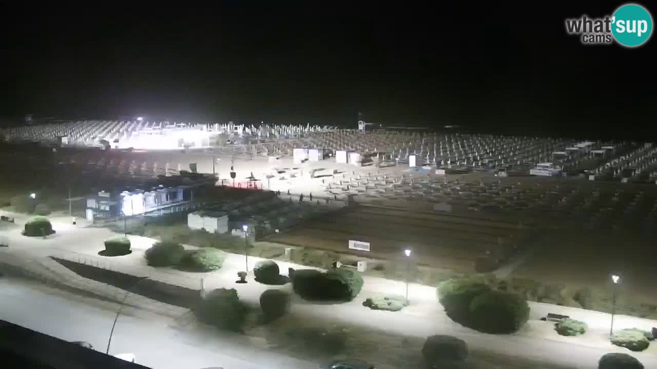 The beach of Bibione webcam – Italy