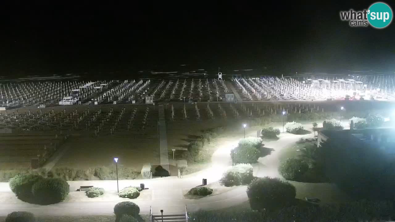 The beach of Bibione webcam – Italy