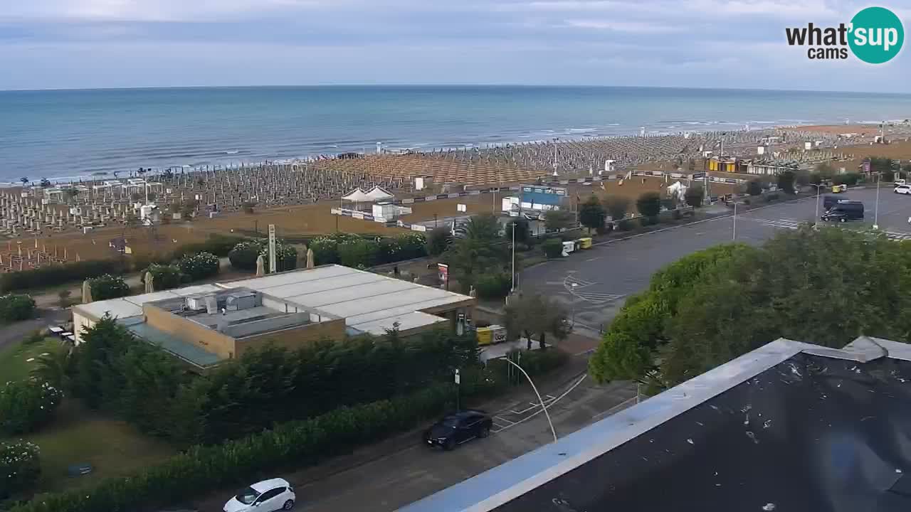 The beach of Bibione webcam – Italy