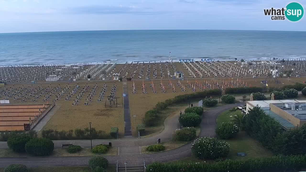 La camera en vivo de la playa de Bibione – Italia