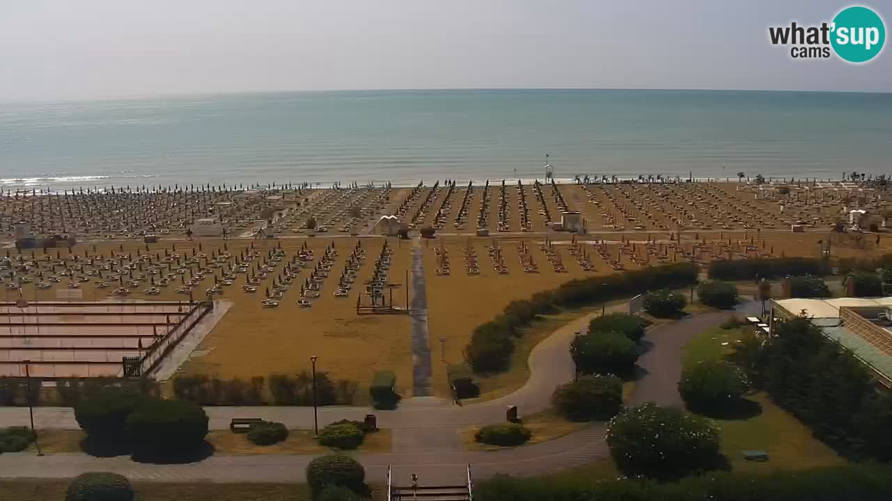 La camera en vivo de la playa de Bibione – Italia
