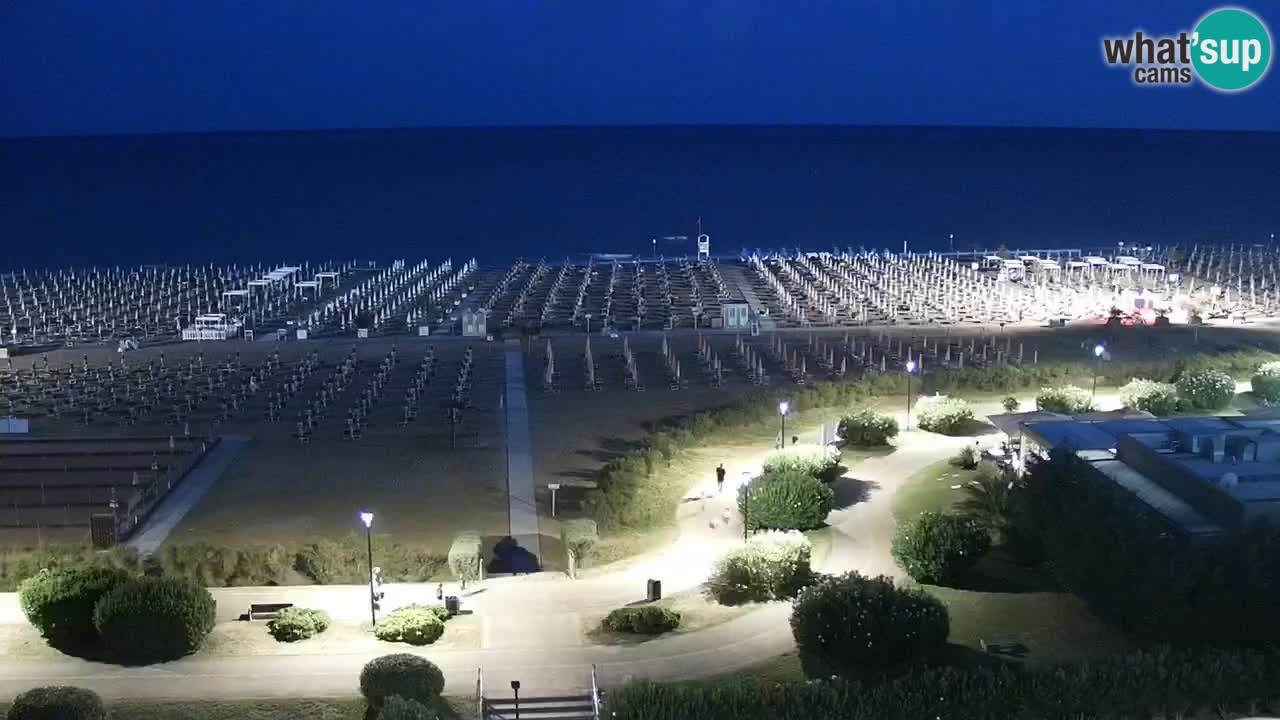 The beach of Bibione webcam – Italy
