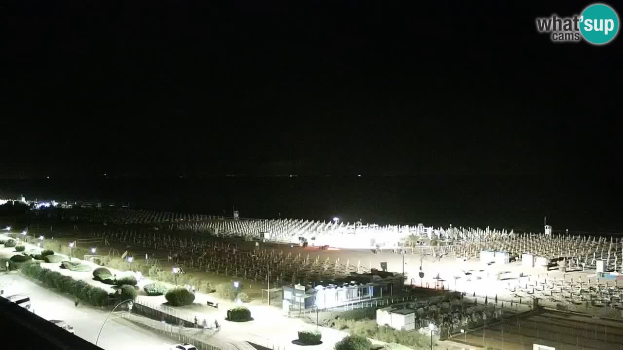 The beach of Bibione webcam – Italy