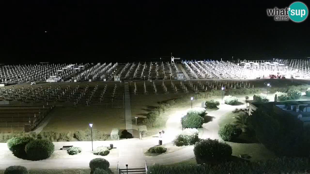The beach of Bibione webcam – Italy