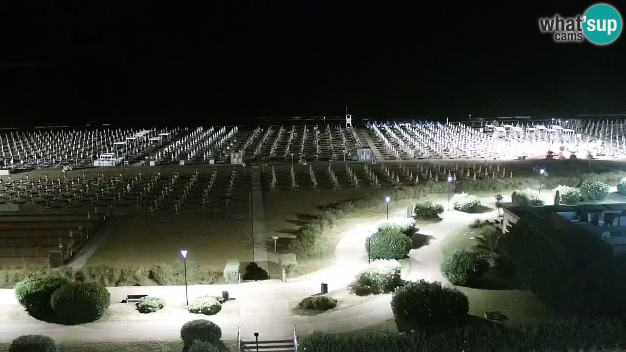 La camera en vivo de la playa de Bibione – Italia