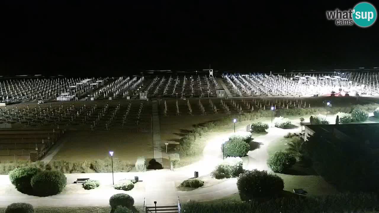 La camera en vivo de la playa de Bibione – Italia