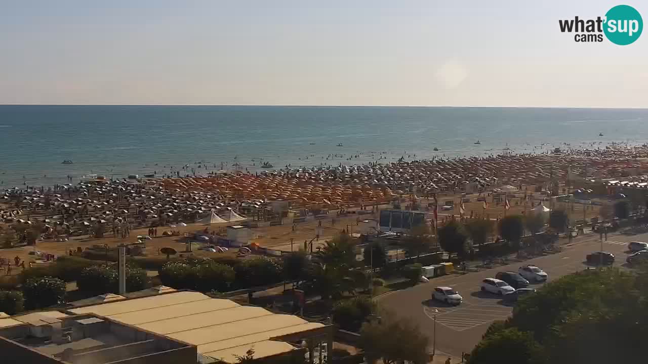 La camera en vivo de la playa de Bibione – Italia