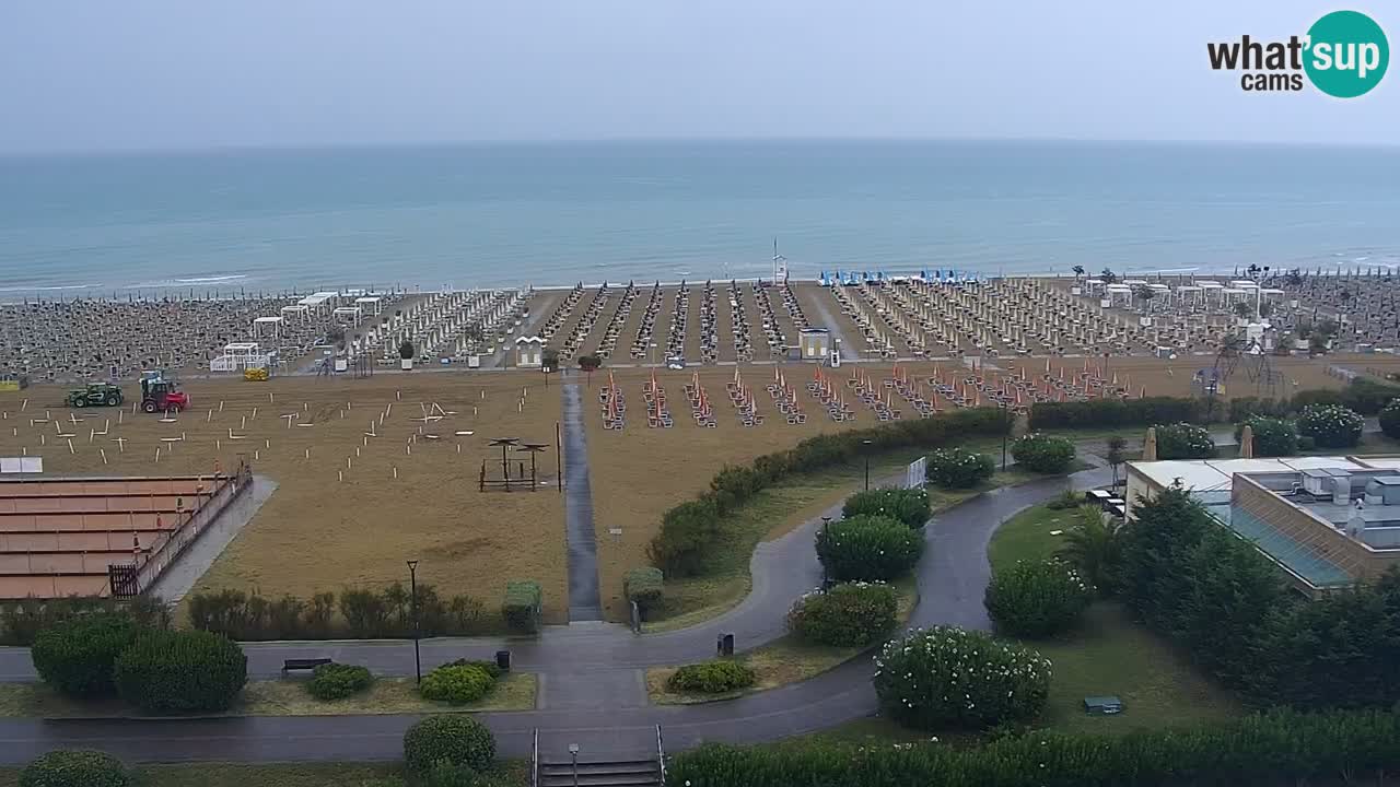 La camera en vivo de la playa de Bibione – Italia