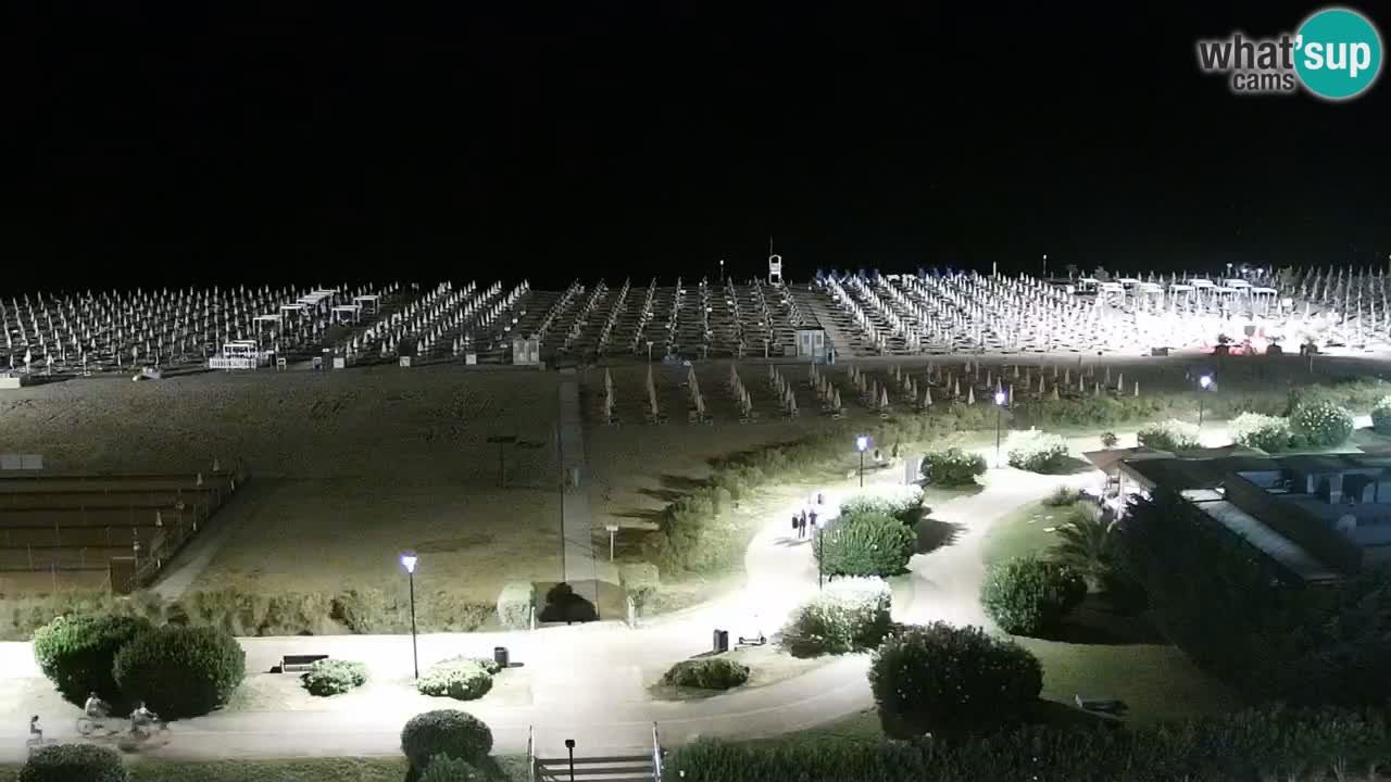 La camera en vivo de la playa de Bibione – Italia