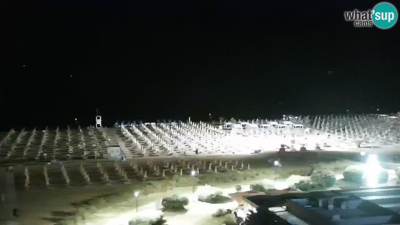 La spiaggia di Bibione webcam live e piazzale Zenit