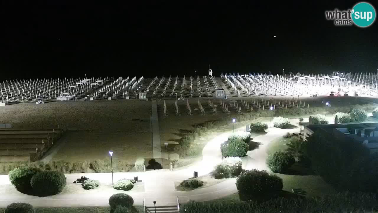 La camera en vivo de la playa de Bibione – Italia